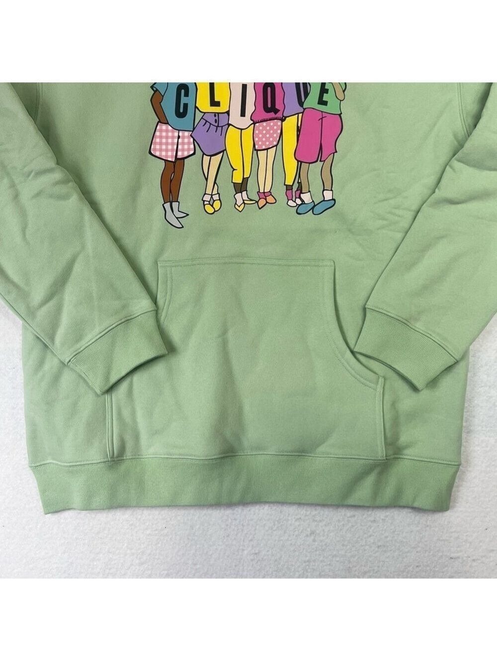 Stay Cool NYC Clique Mens Hoodie Size Large Green - Picture 4 of 9
